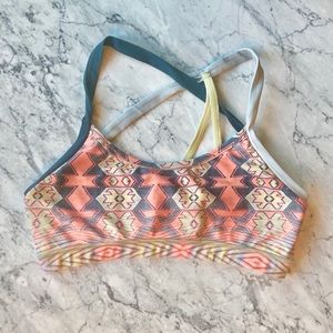 Geometric/tribal bra